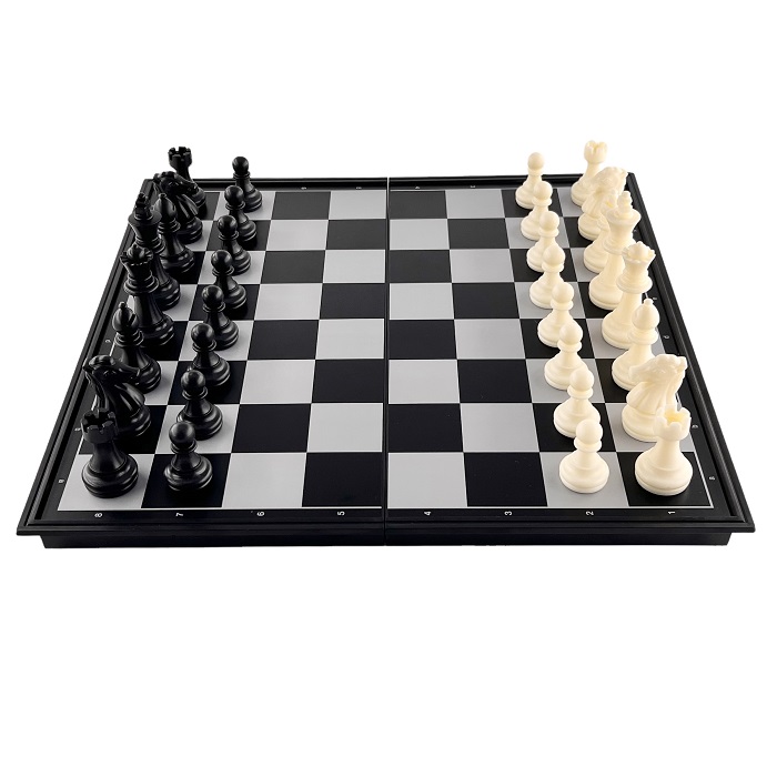 Ajuny Jeu d'échecs magnétique en bois avec pièces d'échecs - Plateau de jeu  pliable avec rangement - Cadeaux pour la famille - 17,8 x 17,8 cm :  : Jeux et Jouets