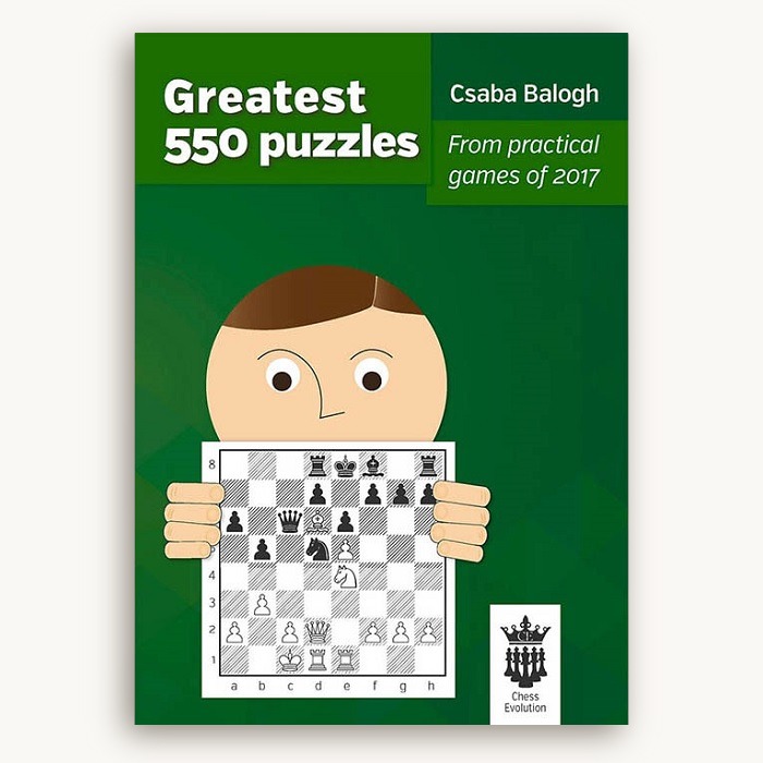 Greatest 550 puzzles From practical games of 2017    