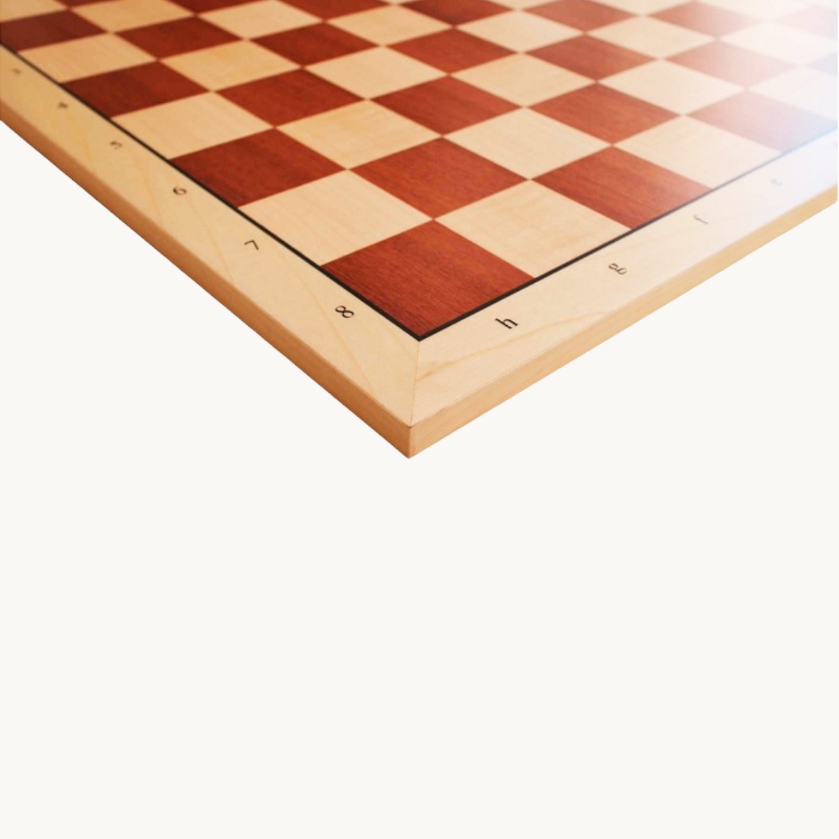 Échiquier Sycomore lettré chiffré cases 50 mm - image 1