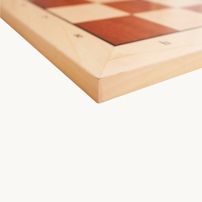 Échiquier Sycomore lettré chiffré cases 50 mm - miniature 2