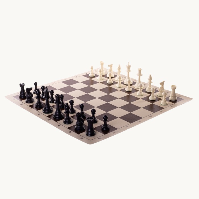 Jeu d'échecs plastique club taille 5 - miniature 2