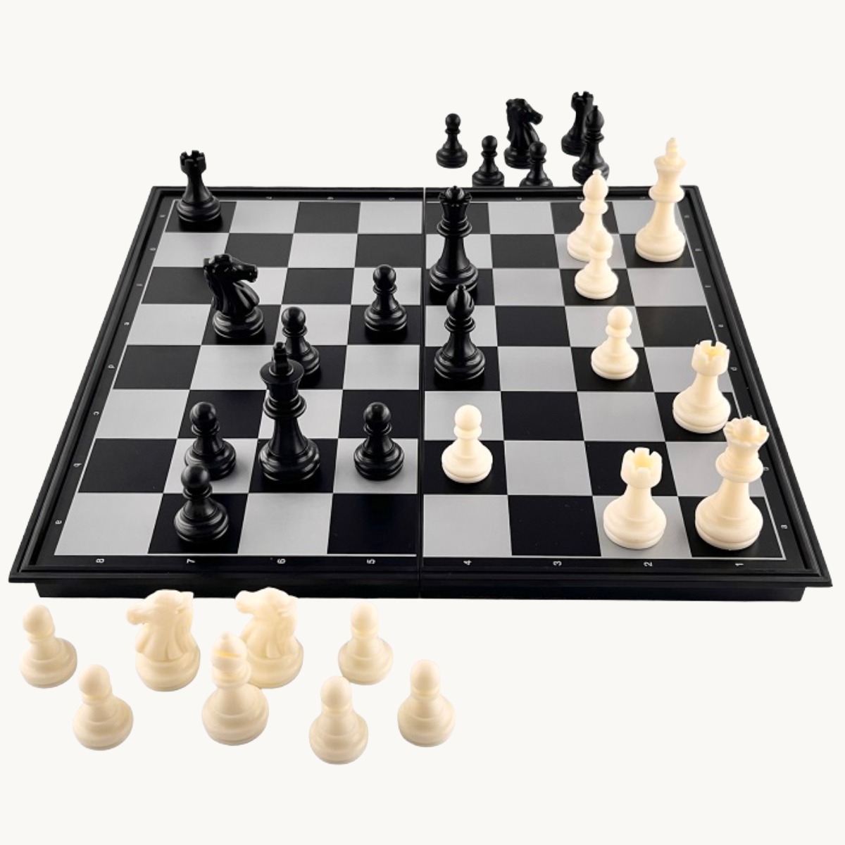 Jeu d'échecs magnétique pliable cases 35 mm - image 3