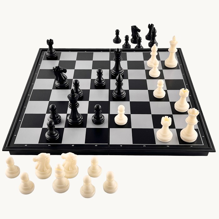 Jeu d'échecs magnétique pliable cases 35 mm - miniature 3