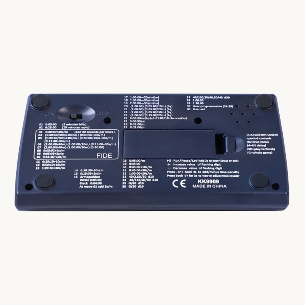 Pendule LEAP KK 9909 Homologuée FIDE - image 2