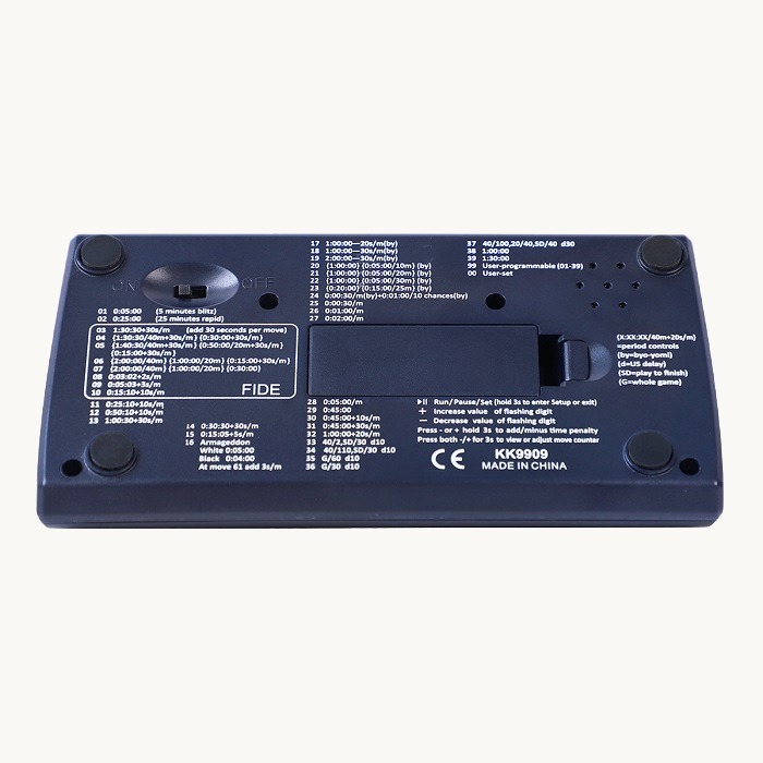 Pendule LEAP KK 9909 Homologuée FIDE - miniature 2