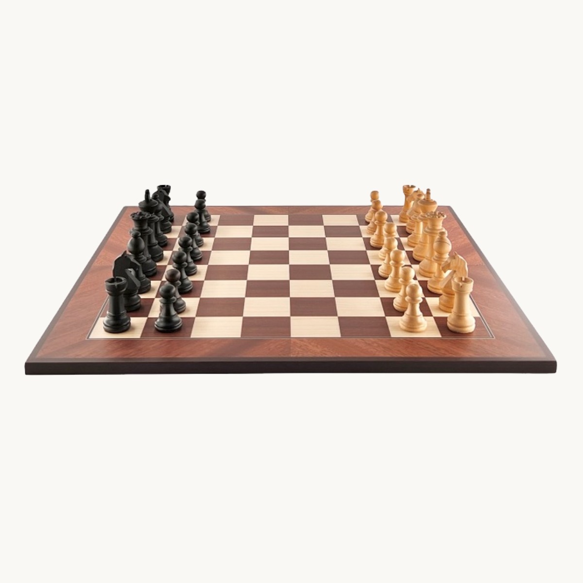 Jeu d'échecs Sapelli cases 50 mm finition mat - image 1