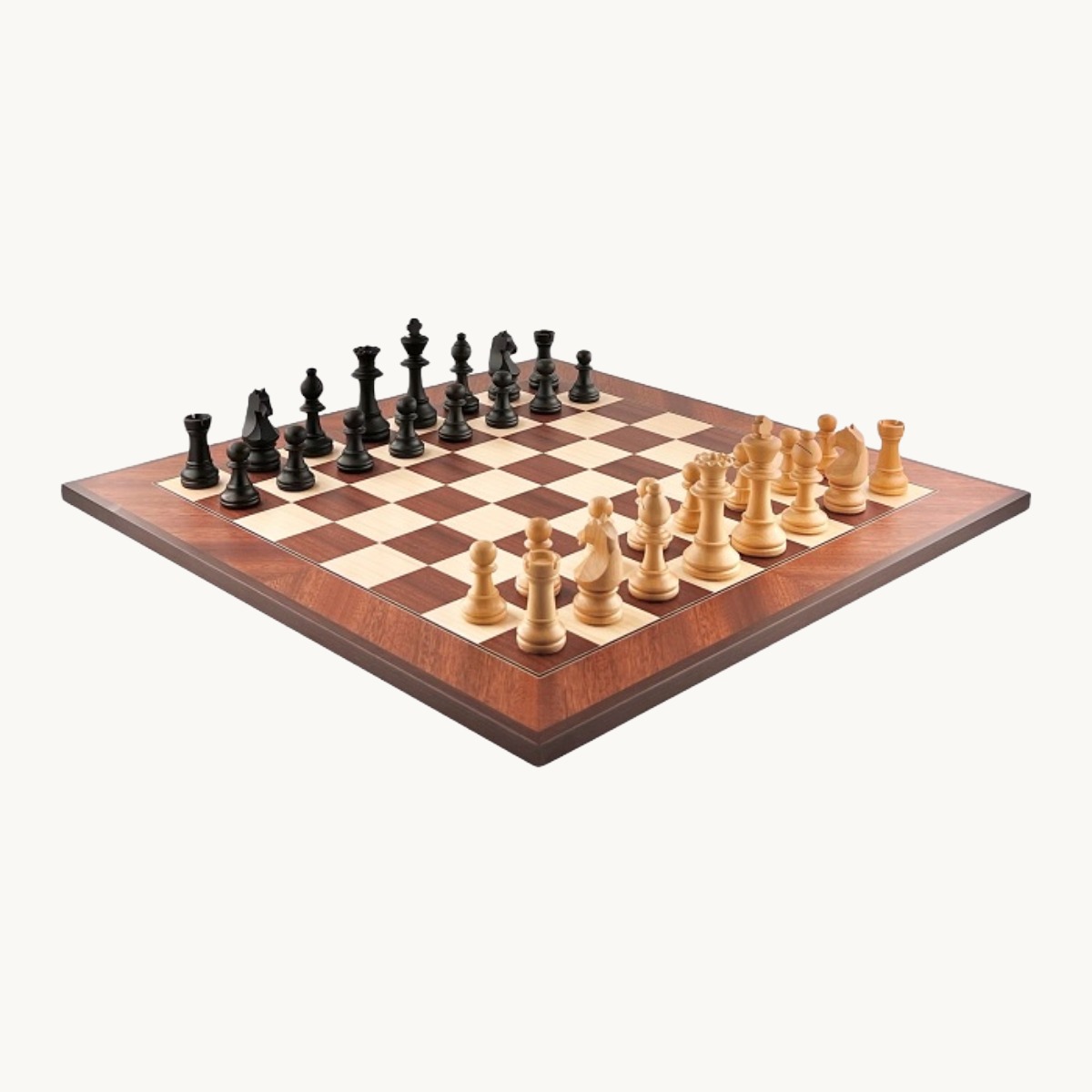 Jeu d'échecs Sapelli cases 50 mm finition mat - image 3